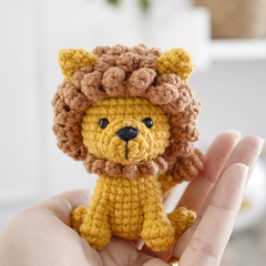 Mini Lion amigurumi pattern by GatoFio