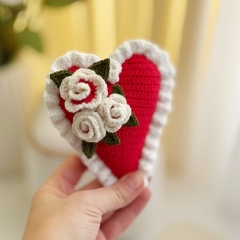 Love hearts amigurumi pattern by Fluffy Tummy