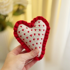 Love hearts amigurumi by Fluffy Tummy