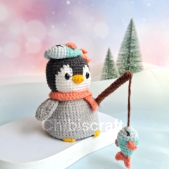 Reversible Penguin and Bucket amigurumi pattern by Chibiscraft