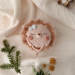 Hilda the Hedgehog amigurumi pattern by One Little Ragdoll