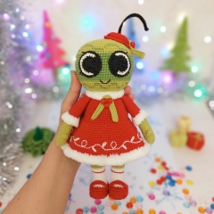 Holly Lace Bobette amigurumi pattern by Iryna Zubova