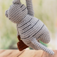 Overworking Cat amigurumi pattern by Mariia Zhyrakova