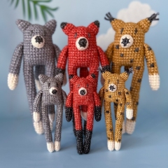 Little Friends: Woodland Set amigurumi pattern by Pracownia Blask