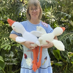 Laggon Party - Amigurumi Goose amigurumi by GatoMia