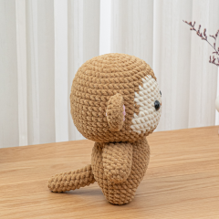 Crochet Baby Monkey amigurumi pattern by The Loop Story