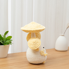 Crochet Mushroom Honey fungus amigurumi pattern by The Loop Story