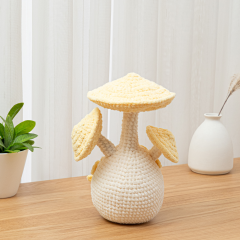 Crochet Mushroom Honey fungus amigurumi by The Loop Story