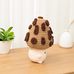 Crochet Mushroom Pattern No Sew amigurumi pattern by The Loop Story