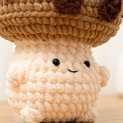 Crochet Mushroom Pattern No Sew amigurumi pattern by The Loop Story