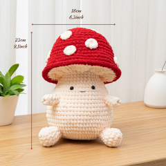 Crochet Mushroom amigurumi pattern by The Loop Story