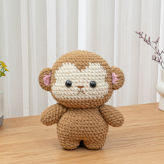 Monkey Dog Pig Dragon Bundle amigurumi by The Loop Story