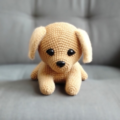 Hazel the Golden Retriever amigurumi pattern by Miss Cuddlington