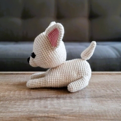 Lola the Chihuahua amigurumi pattern by Miss Cuddlington