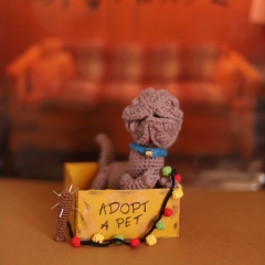 Demodog Dart Stranger Monster amigurumi by Loopy Pattern