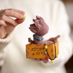 Demodog Dart Stranger Monster amigurumi pattern by Loopy Pattern