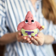 Patrick Star the Starfish amigurumi by Loopy Pattern