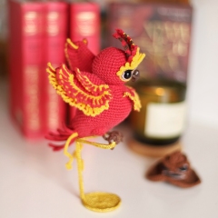 Phoenix Fawkes amigurumi by Loopy Pattern