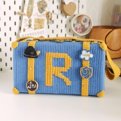 Ravenclaw Suitcase + 4 fan badges amigurumi pattern by Crochery