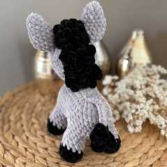Oliver the donkey amigurumi by DanArtEstonia