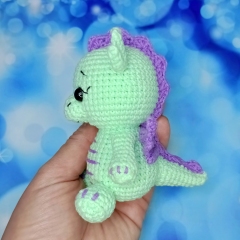 Baby Dragon amigurumi pattern by Pattern4Craft