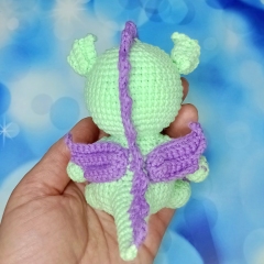 Baby Dragon amigurumi by Pattern4Craft