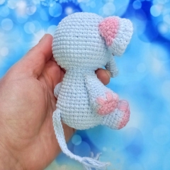 Baby Elephant amigurumi pattern by Pattern4Craft