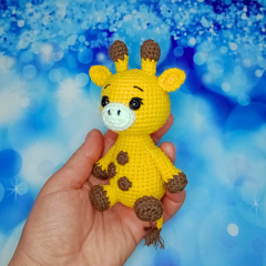 Baby Giraffe amigurumi pattern by Pattern4Craft