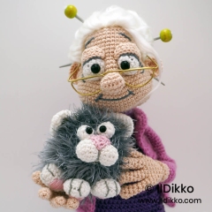 Granny Griselda amigurumi pattern by IlDikko