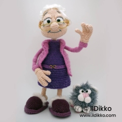 Granny Griselda amigurumi pattern by IlDikko