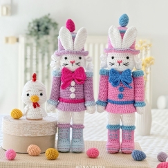 Easter Rabbit with chick