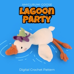 Laggon Party - Amigurumi Goose