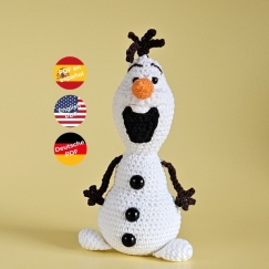 Glacier Willi the snowman Amigurumi