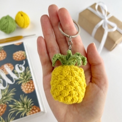 Pineapple keychain