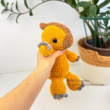 Parasaurolophus amigurumi pattern by TANATIcrochet