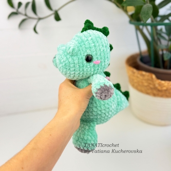 Tyrannosaur amigurumi pattern by TANATIcrochet