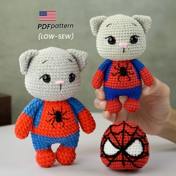 Boltmask Cat amigurumi pattern by Lennutas