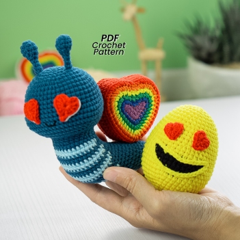Love Snail amigurumi pattern by Lennutas