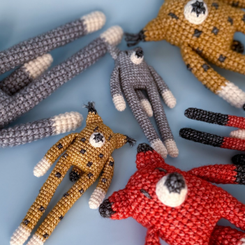 Little Friends: Woodland Set amigurumi pattern by Pracownia Blask