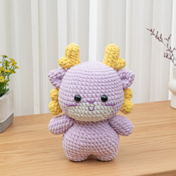 Crochet Dragon pattern amigurumi pattern by The Loop Story