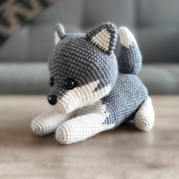 Howl the Wolf amigurumi pattern by Miss Cuddlington