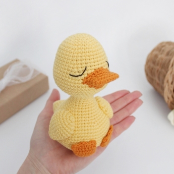 Duck toy  amigurumi pattern by AmiGuide