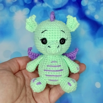 Baby Dragon amigurumi pattern by Pattern4Craft