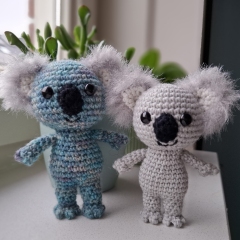 Amala the Koala amigurumi pattern by YukiYarn Designs