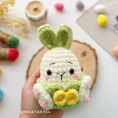 Easter Plush Bunny amigurumi pattern by RNata