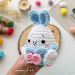 Easter Plush Bunny amigurumi by RNata