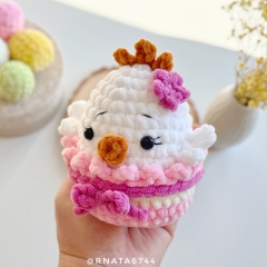 Easter Plush Chicken amigurumi by RNata