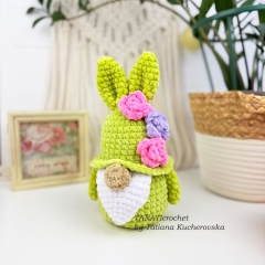 Easter Gnome Bunny amigurumi pattern by TANATIcrochet