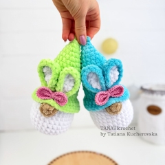 Little Gnome Bunny amigurumi pattern by TANATIcrochet