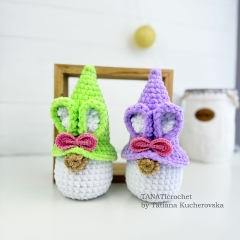 Little Gnome Bunny amigurumi pattern by TANATIcrochet